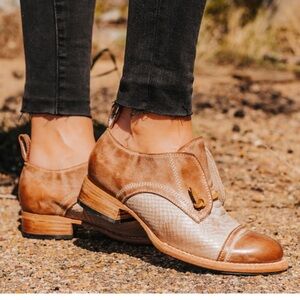 Freebird Mabel Two-Tone Leather Loafers
